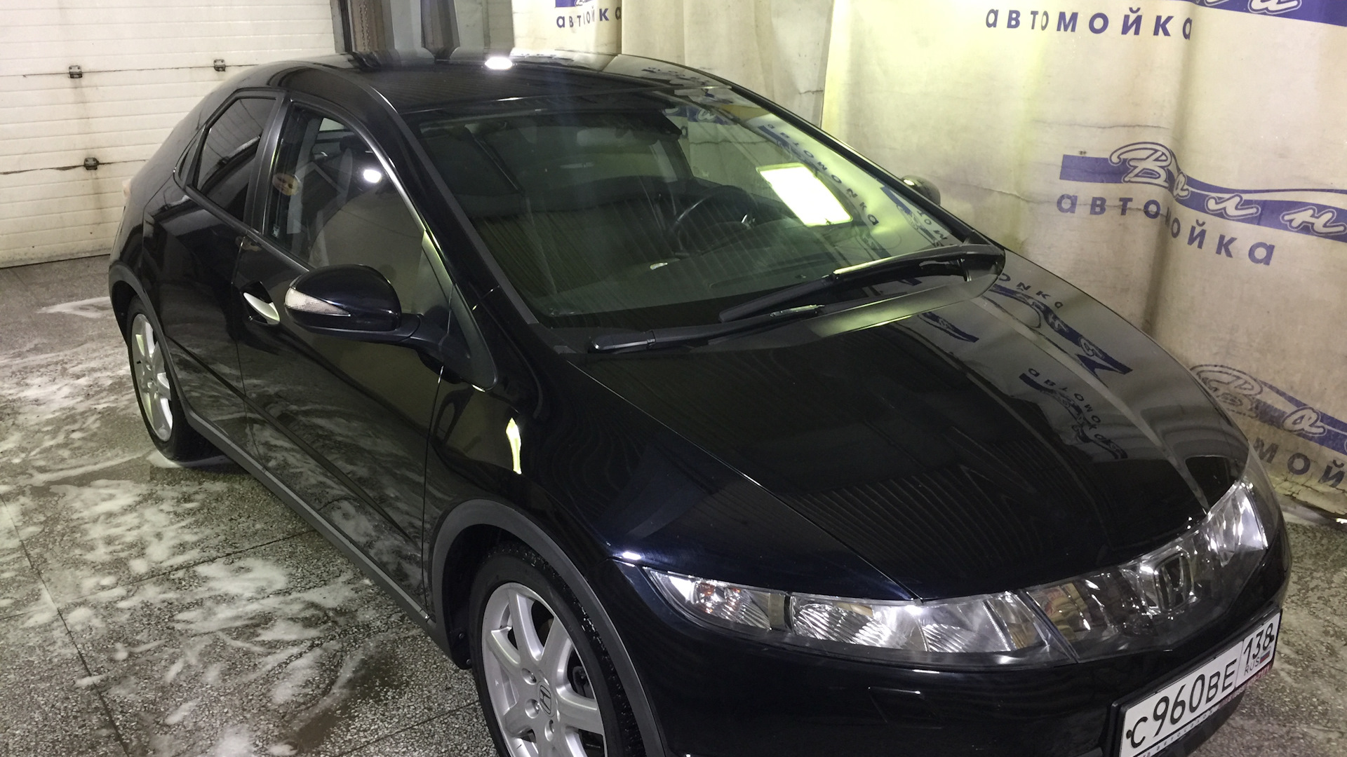 Honda Civic 5D (8G) 1.8 бензиновый 2008 | 😈Черная семечка😈 на DRIVE2