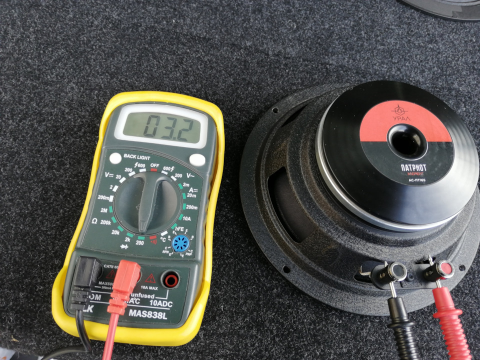 Сопротивление динамиков — Lada Гранта Лифтбек (2-е поколение), 1,6 л ...