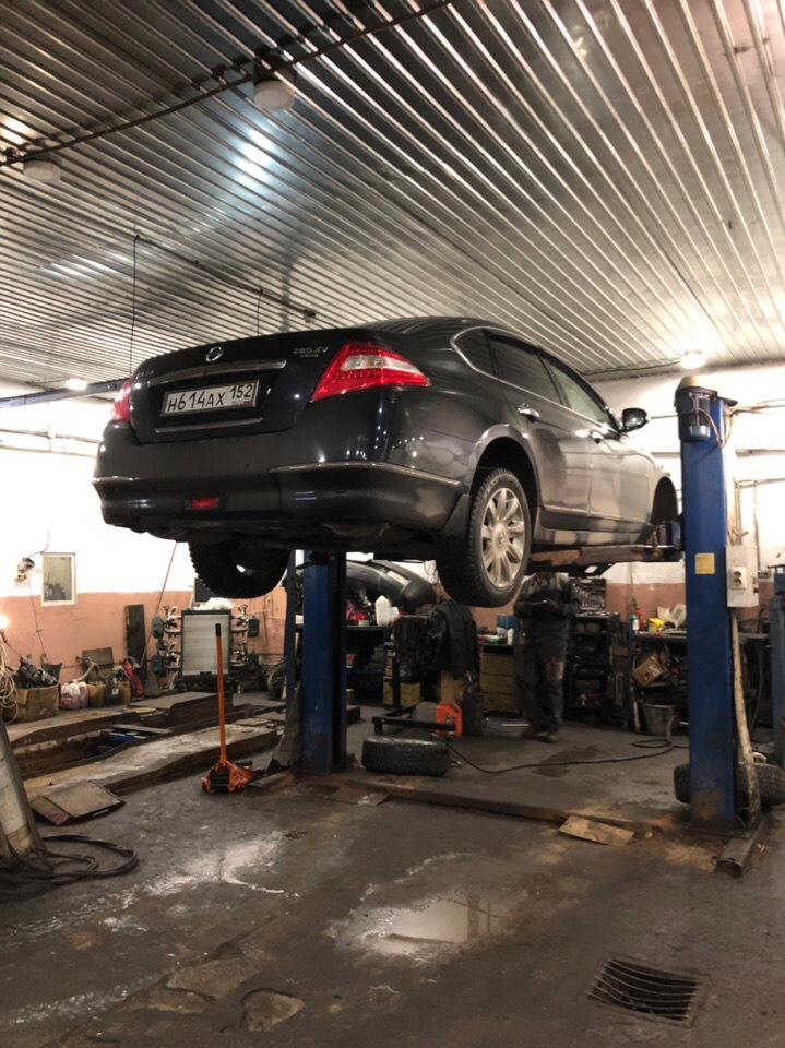 Ремонт подвески "Декабрь 2018" — Nissan Teana (J32), 2,5 л, 2011 года ...