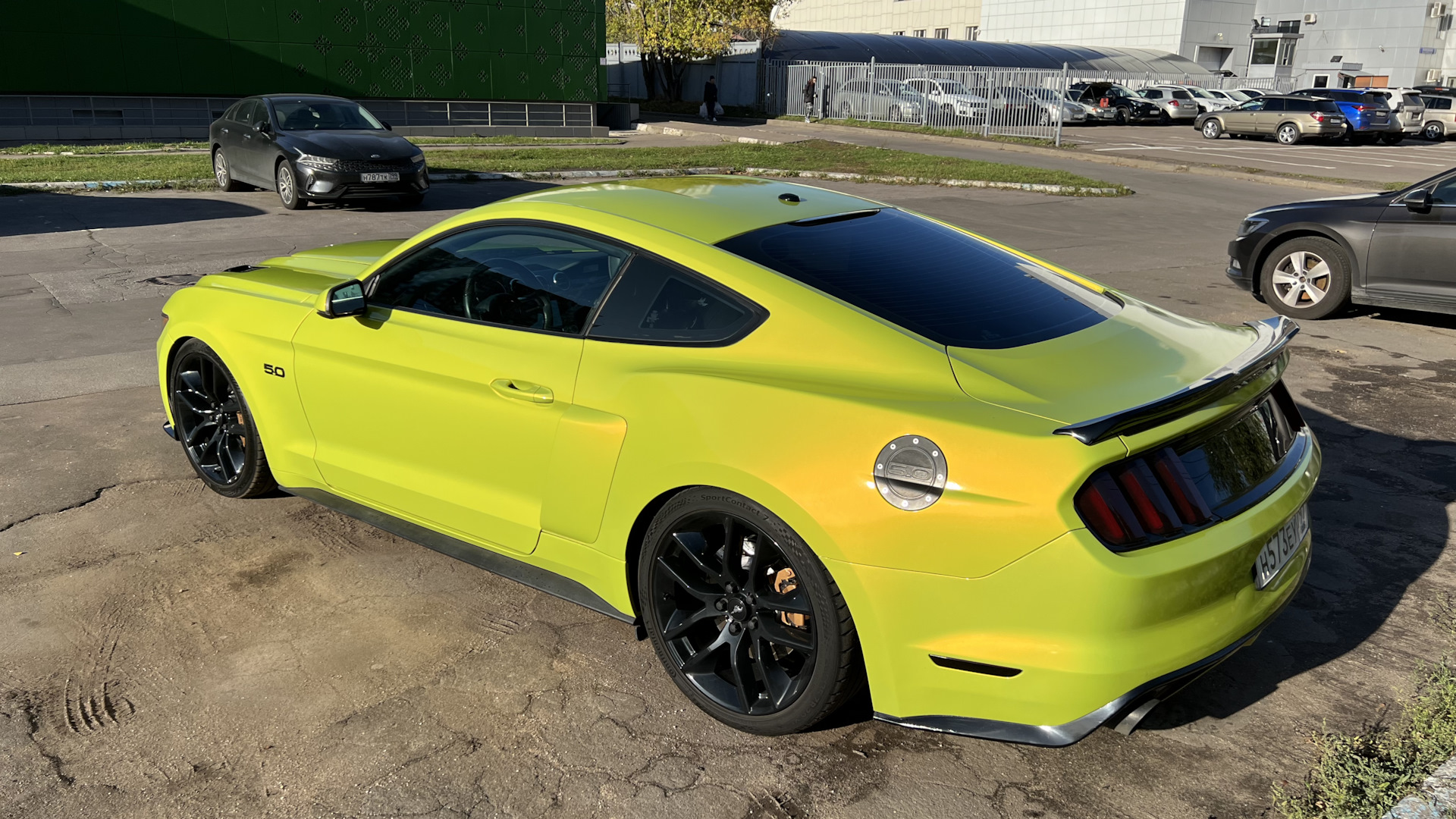 Ford Mustang (6G) 5.0 бензиновый 2015 | Желтая молния на DRIVE2