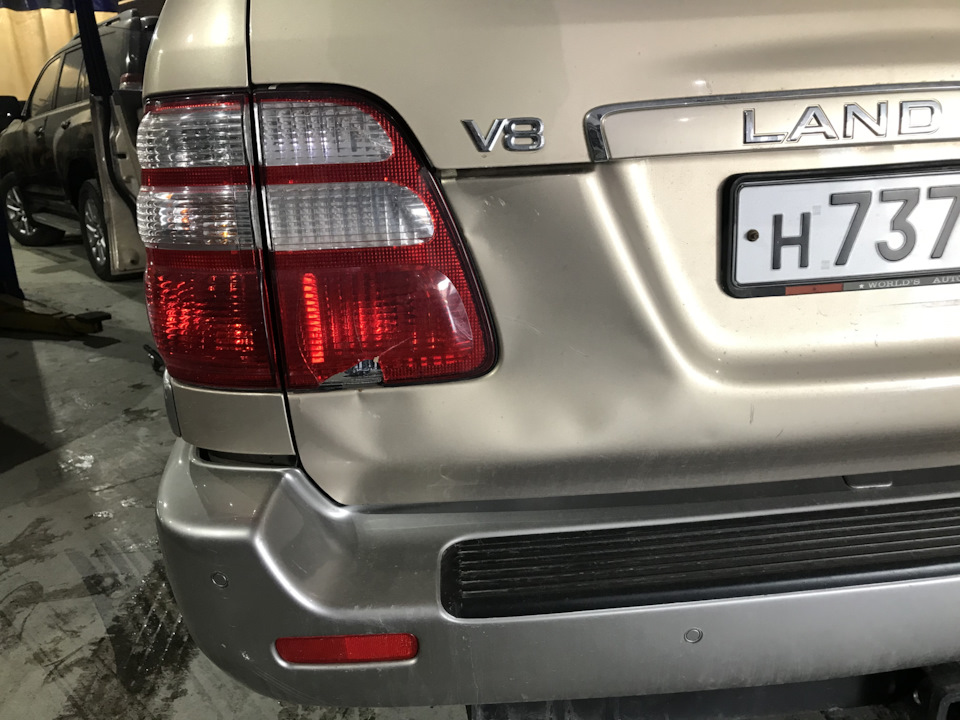 Первый кузовной. — Toyota Land Cruiser 100, 4,7 л, 2003 года | кузовной ...