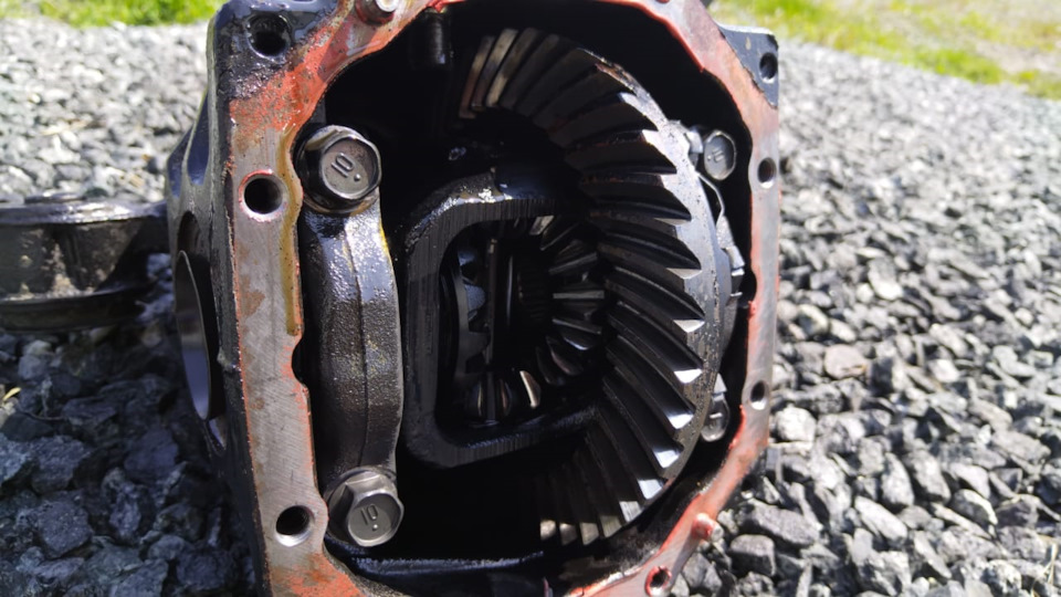 13. Крепко заваренный чай. Редуктор. — Toyota Chaser (90), 2,5 л, 1992 ...