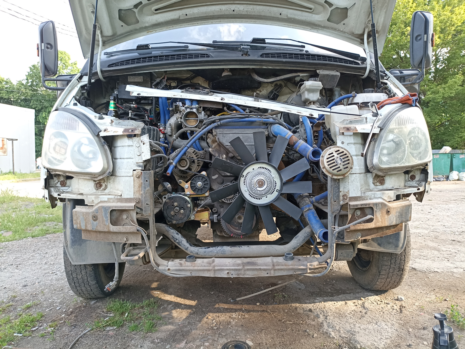 # Гидромуфта от BMW + NEW шины — ГАЗ Газель, 2,9 л, 2009 года | своими ...