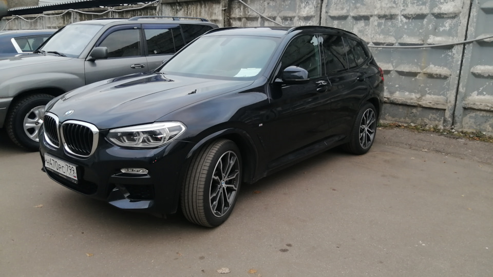 Переобулся на лето (какая-то родная резина :) — BMW X3 (G01), 3 л, 2019 ...