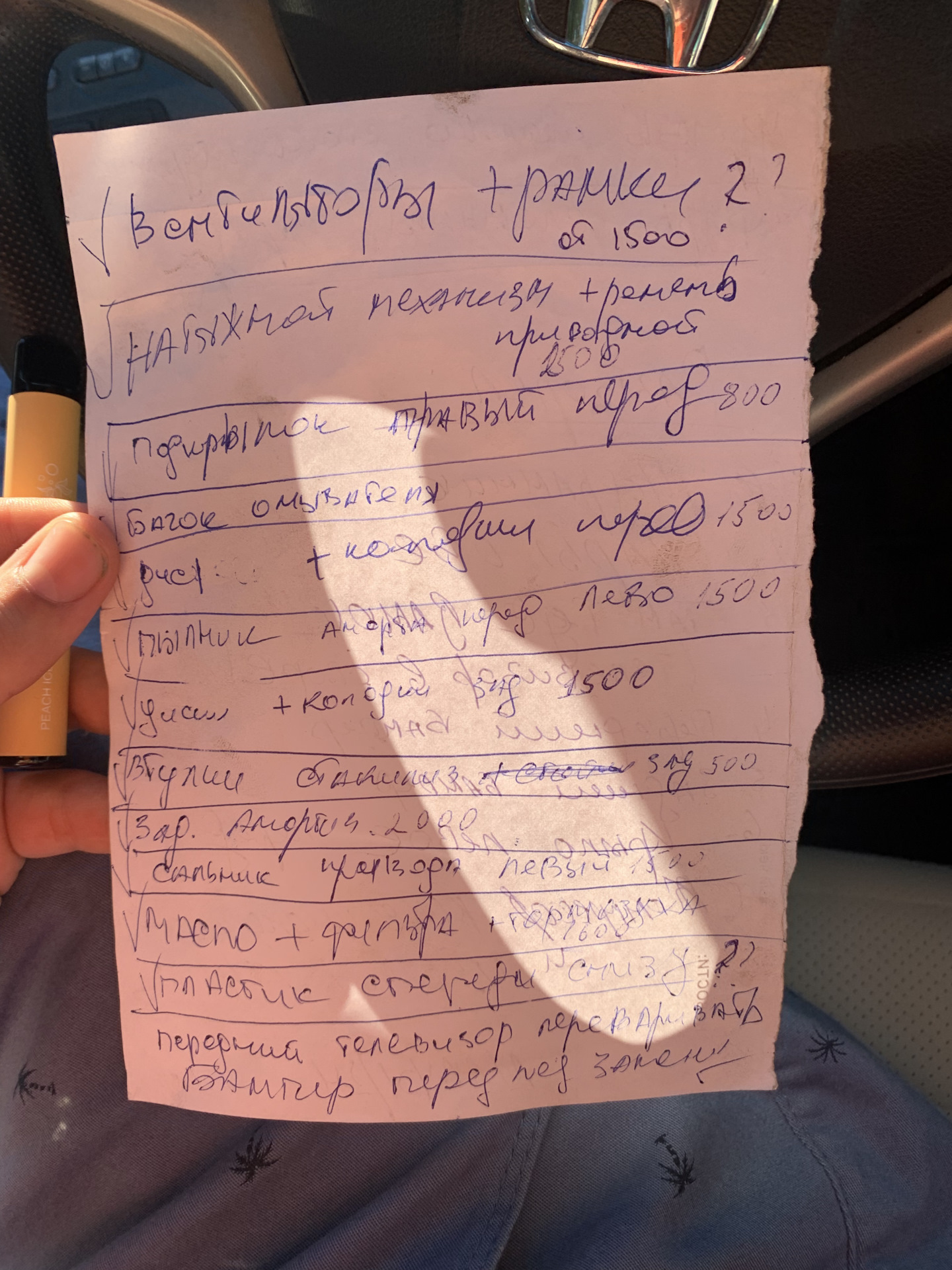 Ремонт — Honda Civic 4D (8G), 1,8 л., 2008 года | визит на сервис | DRIVE2