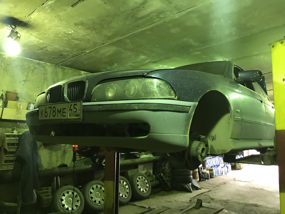 Замена рулевой рейки — BMW 5 series (E39), 2,5 л, 1999 года | визит на ...