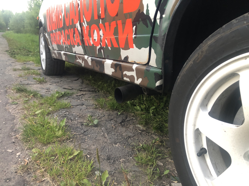 Ч2. Варим выхлоп в бок MG-Race — Lada 21073, 1,6 л, 2005 года | тюнинг ...