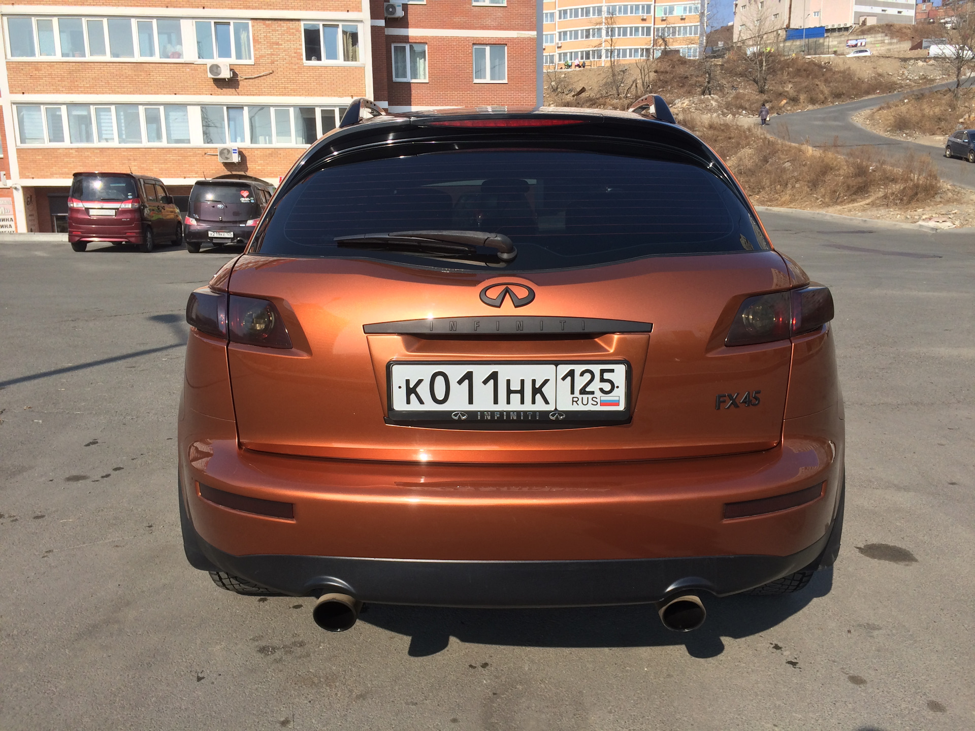 Антихром Infiniti fx35