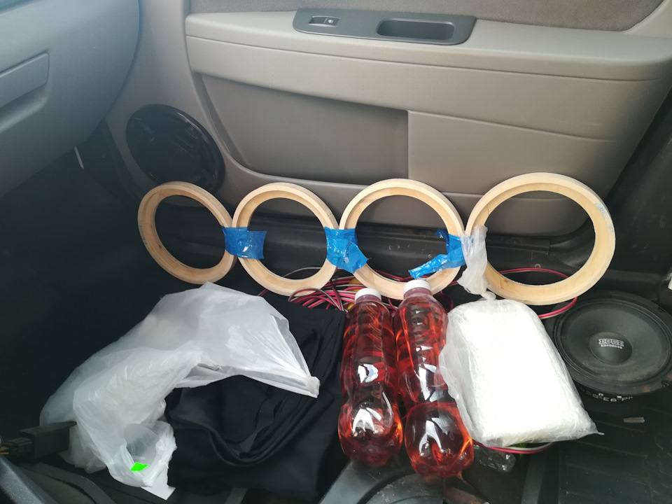 Громкий фронт, приора обшивки — Lada 21124, 1,6 л, 2005 года | автозвук ...