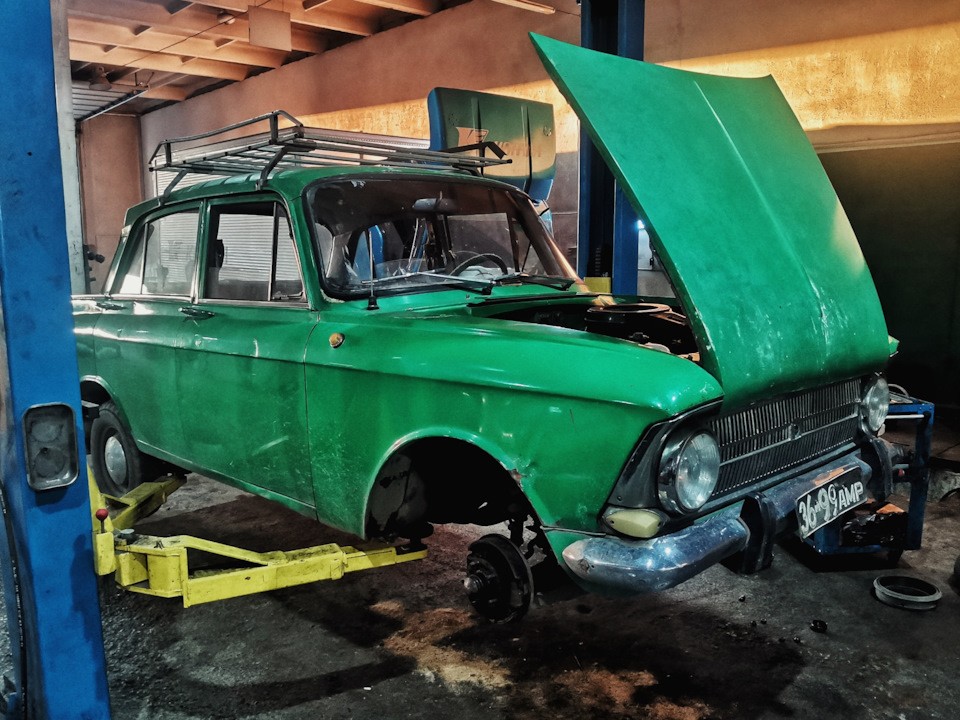 Ремонт тормозной системы — Москвич 412, 1,5 л, 1981 года | визит на ...