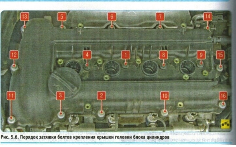 Замена прокладки клапанной крышки — KIA Rio (3G), 1,4 л, 2014 года ...
