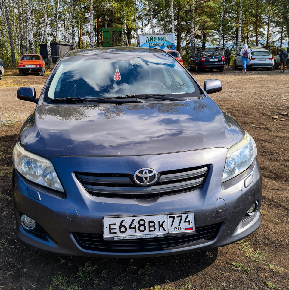 Поездка Челябинск-Куса-Большие Айские притесы и обратно — Toyota Corolla  (140/150), 1,6 л, 2007 года | путешествие | DRIVE2