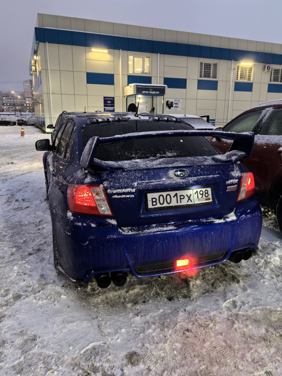 Перекрасил с заменой цвета. — Subaru Impreza WRX STI (GV/GR), 2,5 л, 2012  года | стайлинг | DRIVE2