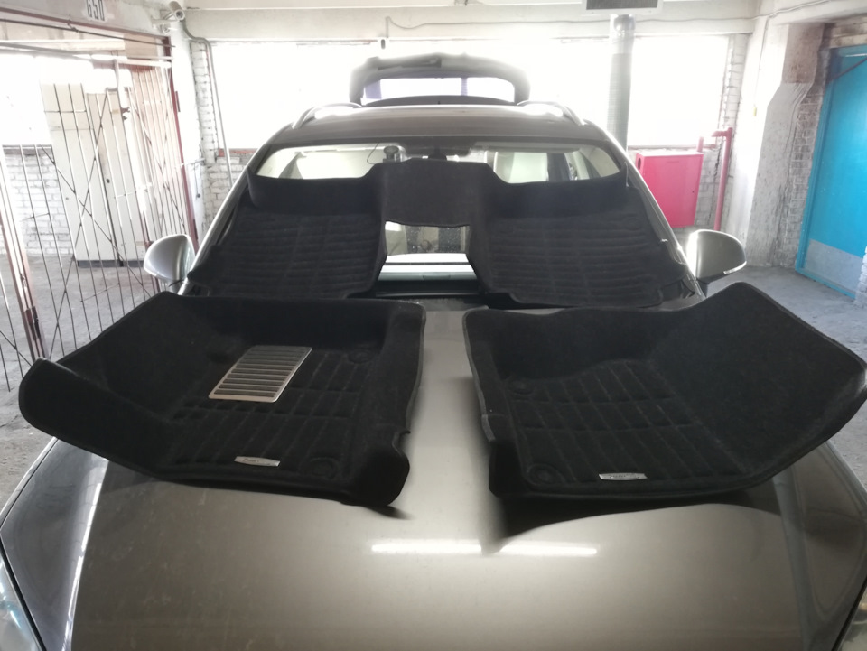 11. 3d коврики Pradar в салон Touareg NF — Volkswagen Touareg (2G), 3 л ...