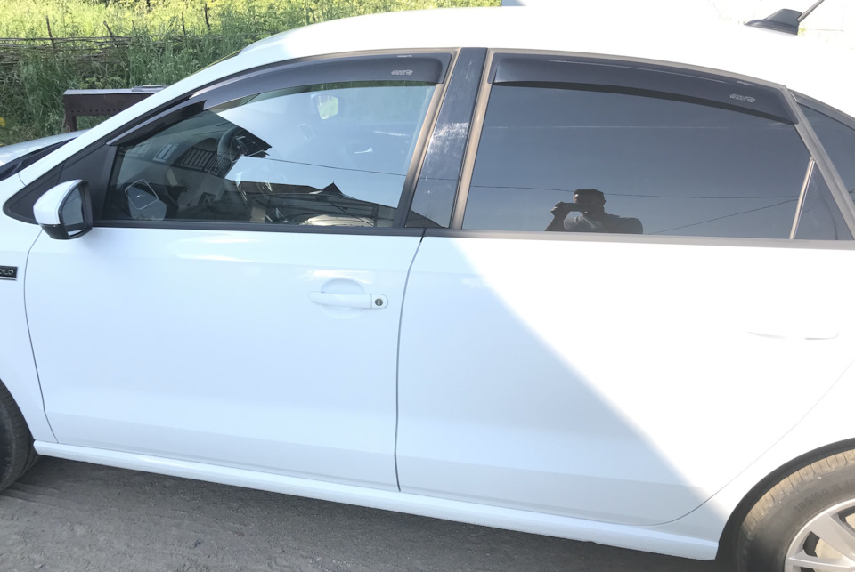 Дефлекторы anv-air на Фольксваген Поло седан — Volkswagen Polo Sedan, 1 ...