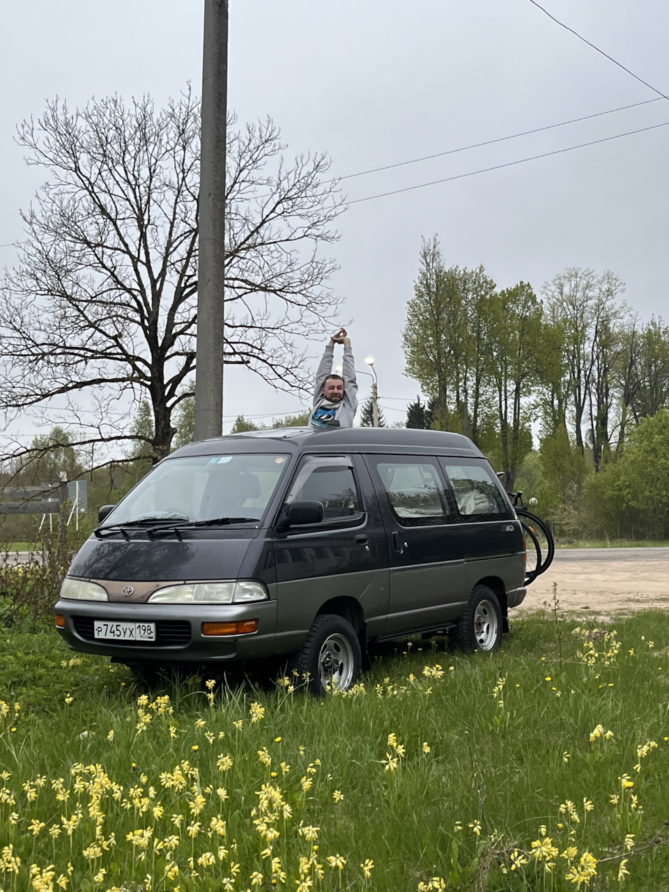 Выезд в Беларусь. Велодорожка, еда и ванлайф — Toyota Lite Ace, 2,2 л, 1994  года | путешествие | DRIVE2