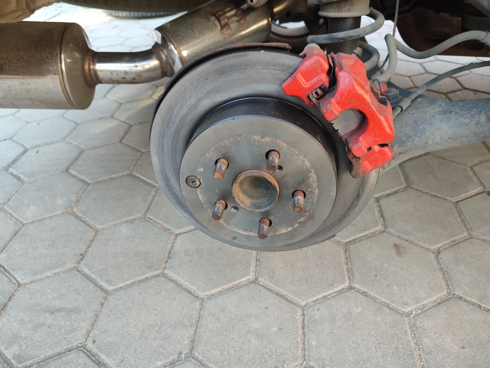 Новые тормоза — Toyota Wish (AE20), 1,8 л, 2011 года | визит на сервис ...