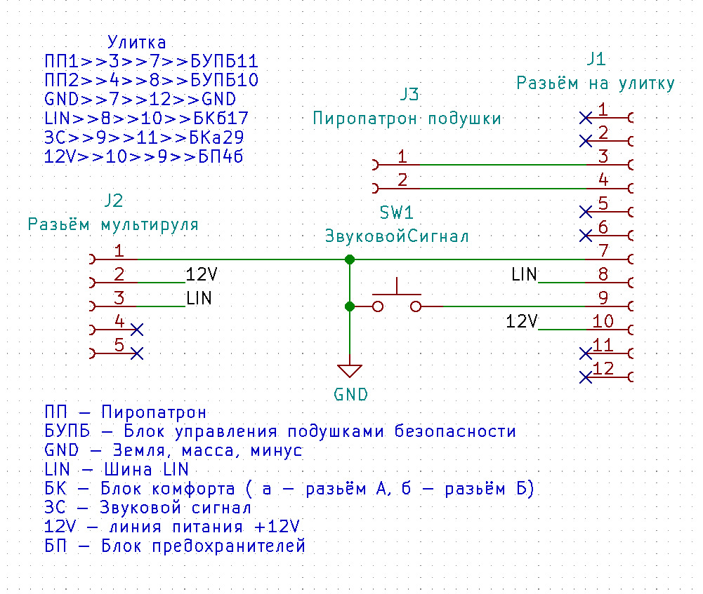 Схема доработок