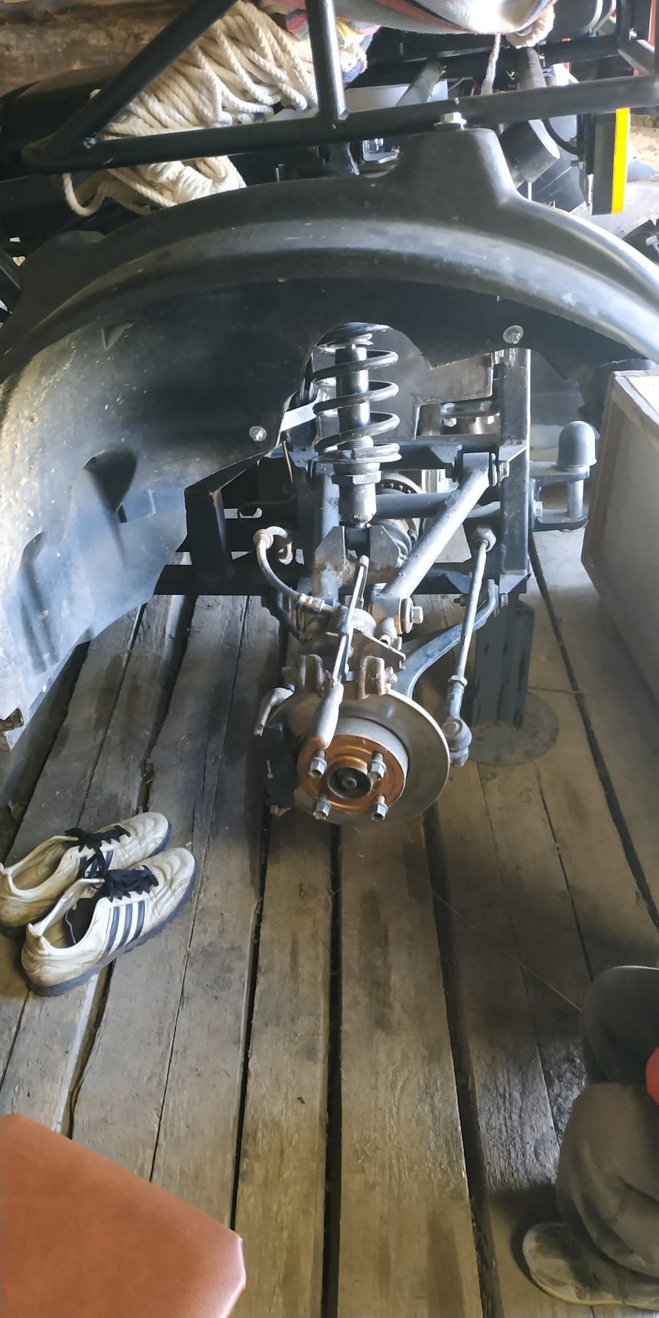 75. Попытка замены задних тормозных колодок… — Квадроцикл на базе Golf ...