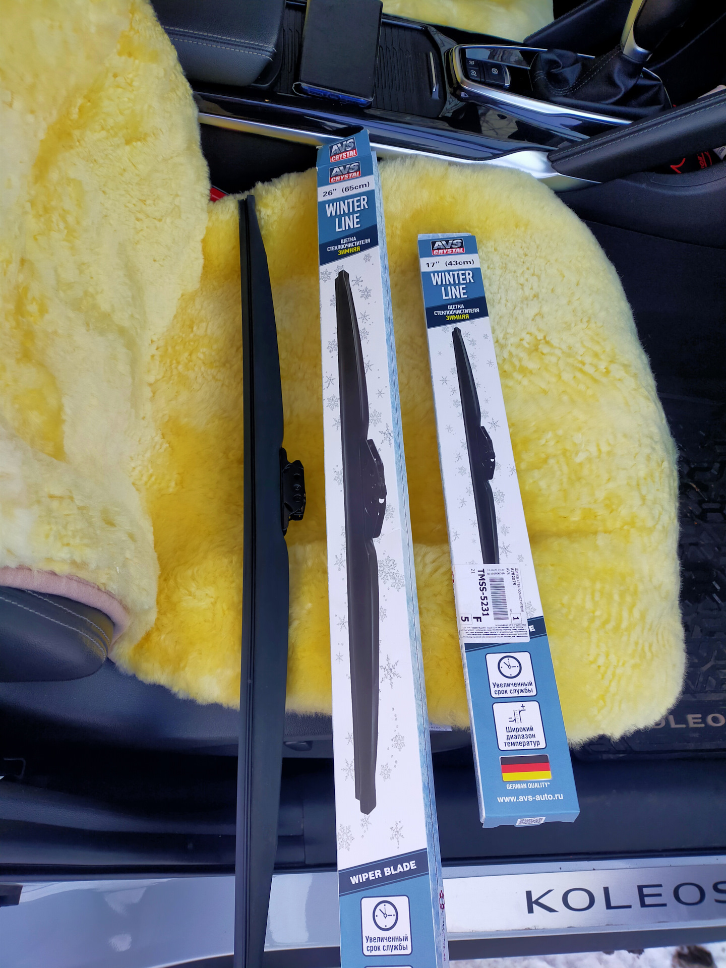 Зимние дворники и небольшая приятность))) — Renault Koleos (2G), 2,5 л ...