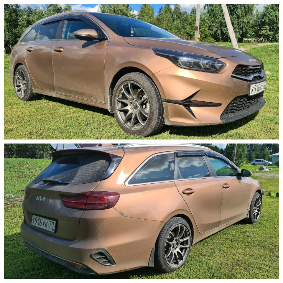 №6️⃣6️⃣ Трёх фазная мойка после Горного Алтая с автохимией CarTechPro 🧽🚿  — KIA Ceed SW (3G), 1,6 л, 2021 года | мойка | DRIVE2