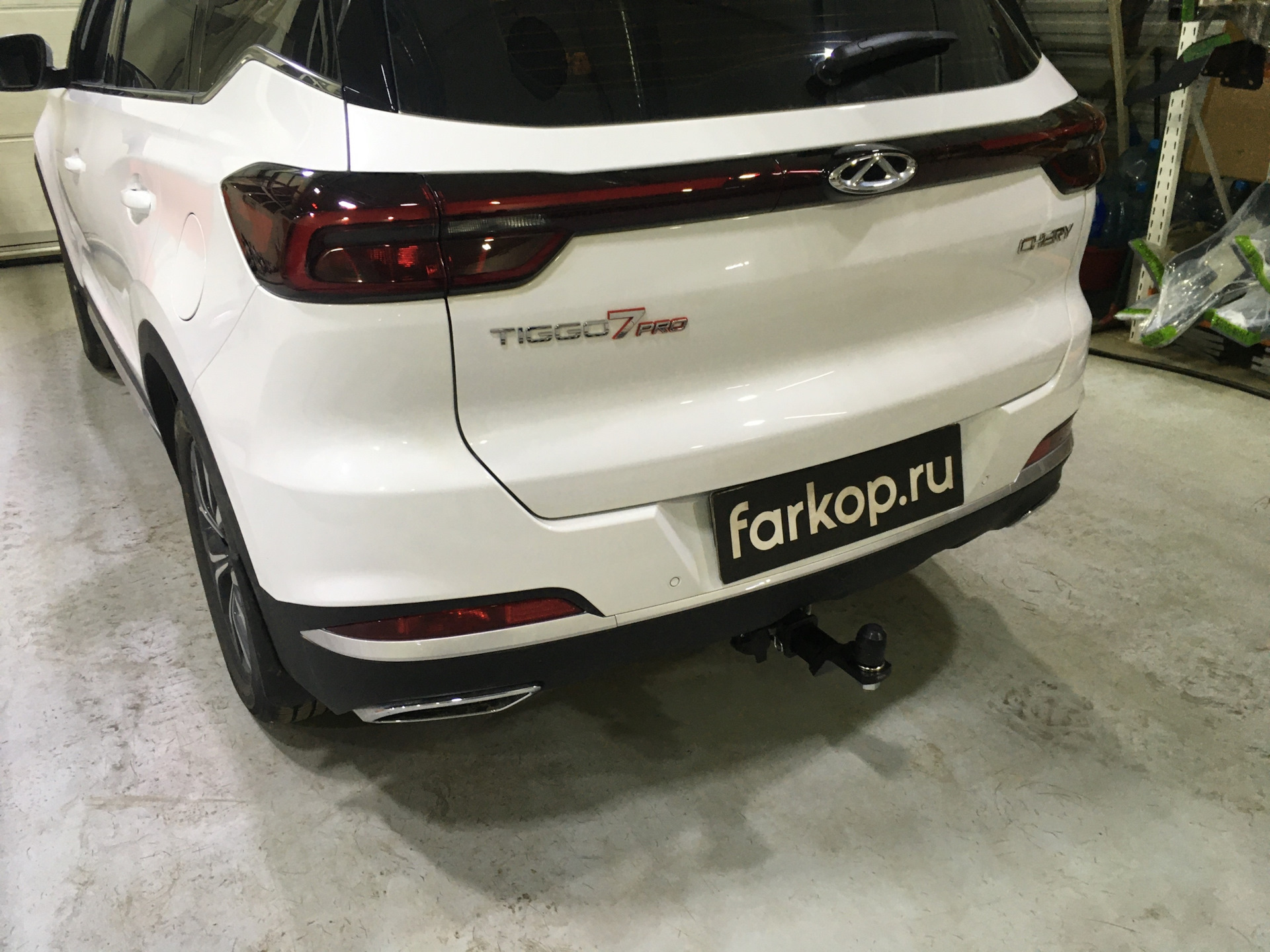 Съемный под квадрат фаркоп для Chery Tiggo 7 Pro — Farkop.ru на DRIVE2
