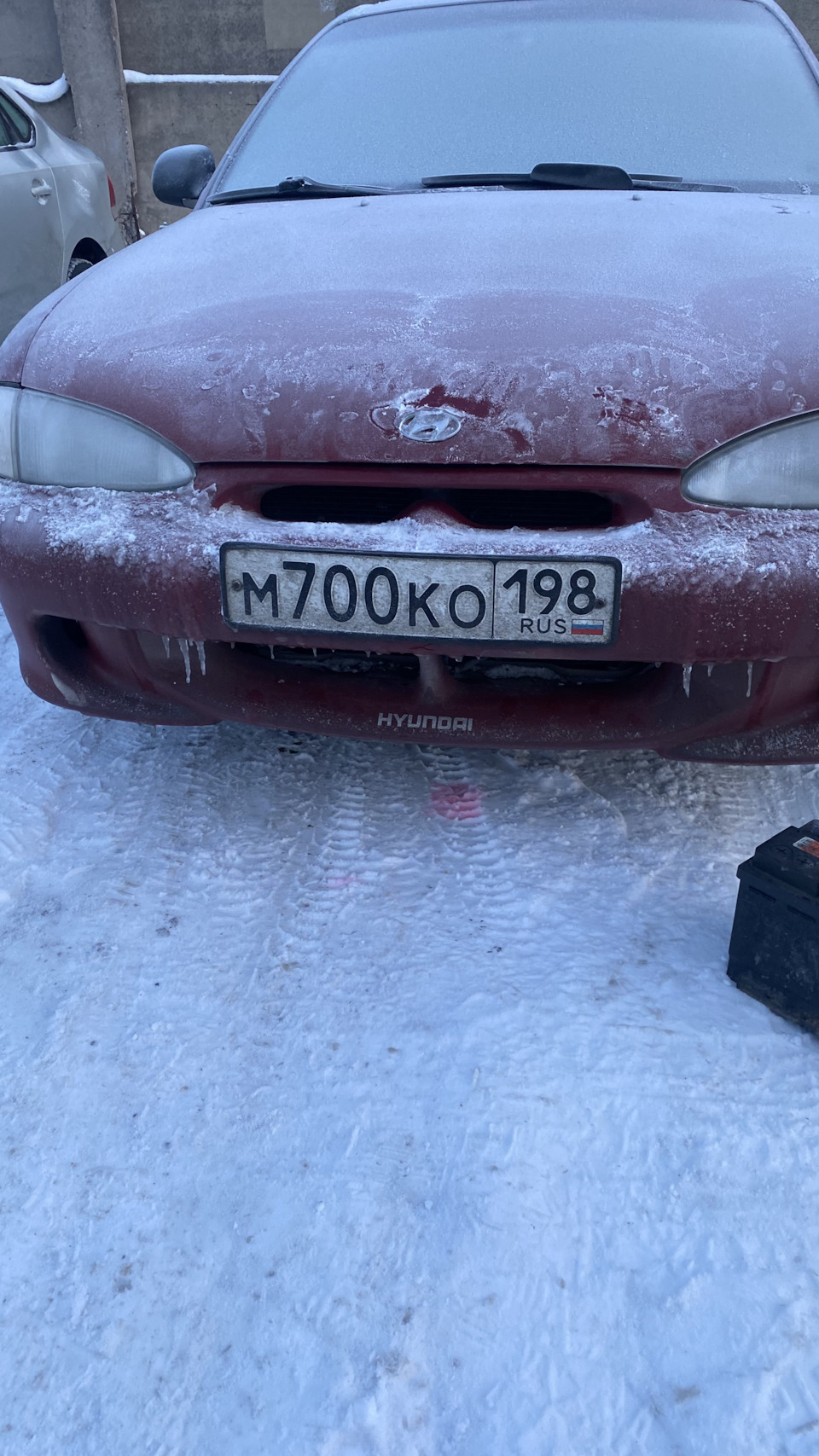 Морозно и холодно :( — Hyundai Accent (1G), 1,3 л, 1997 года | поломка |  DRIVE2