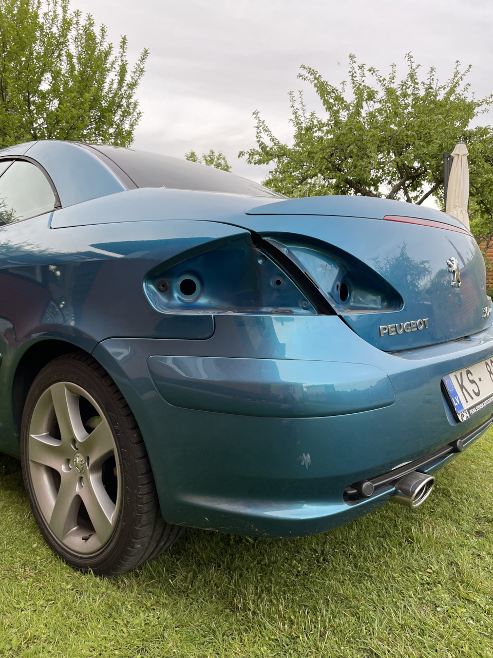 Колхозный тюнинх — Peugeot 307 CC, 1,6 л, 2007 года | своими руками | DRIVE2