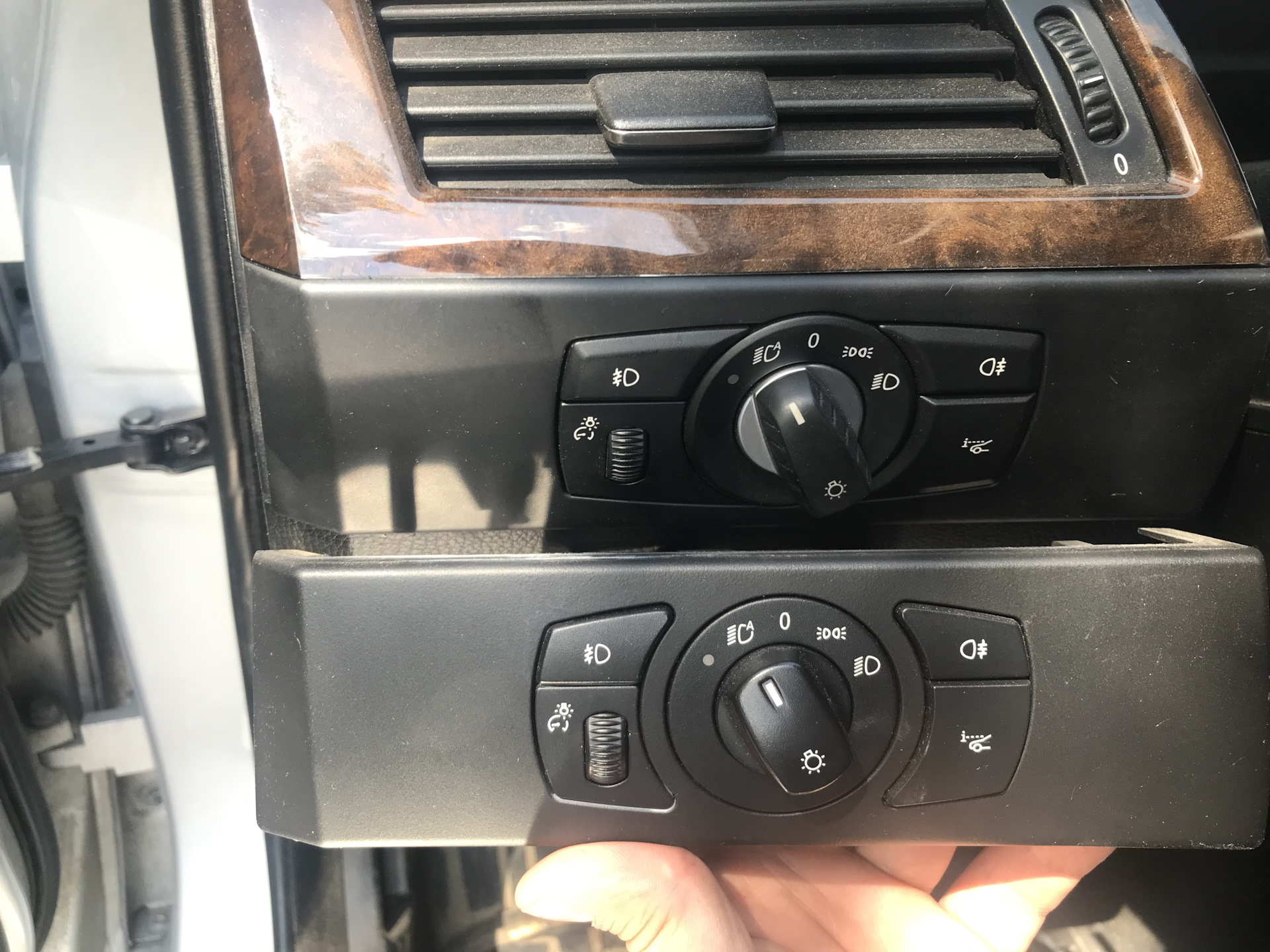 Блок переключения света — BMW 5 series (E60), 4,8 л, 2006 года ...