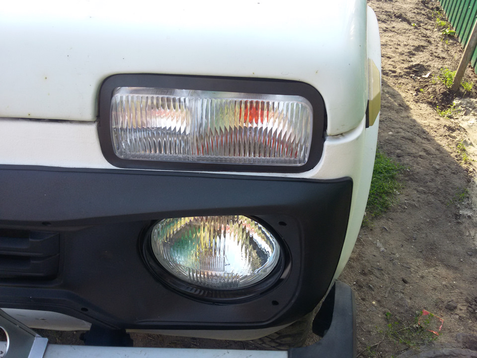надфарники нового образца на ниву 21213 — Lada 4x4 3D, 1,7 л, 1996 года ...