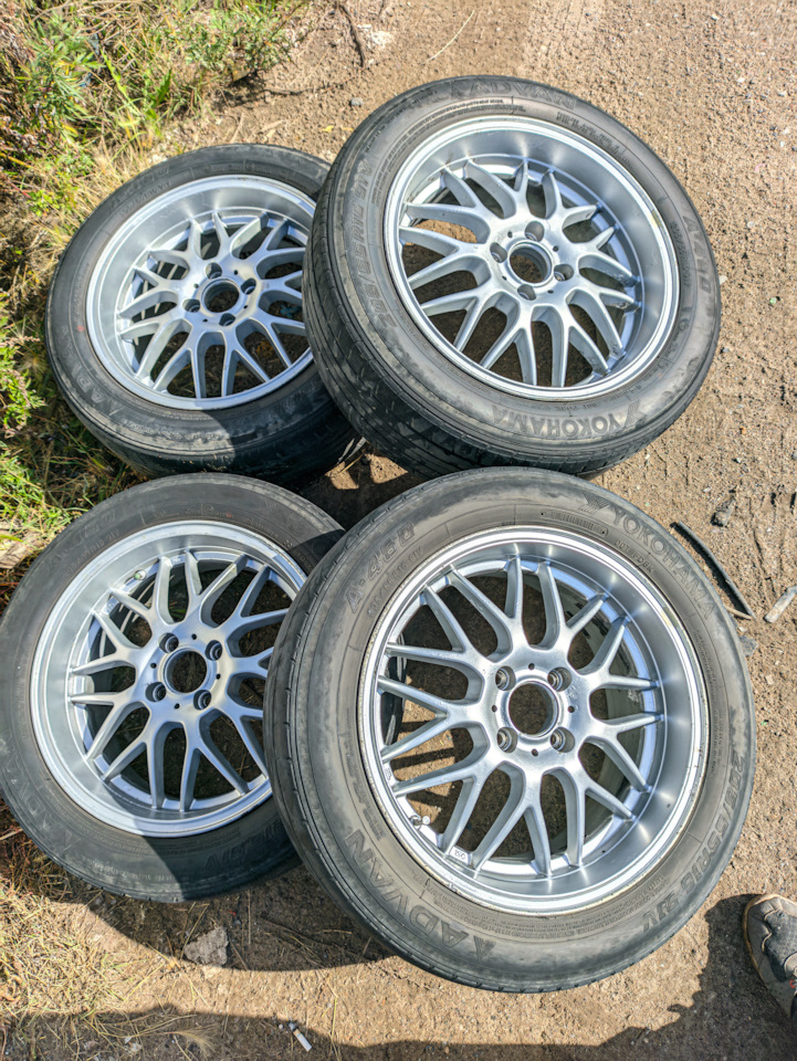 Литые диски 7Jx16 ET38 4x100 на Toyota Corolla (110), Toyota Corolla ...