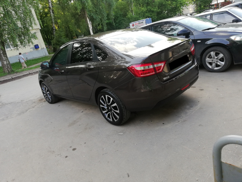Мойка с гидро полимером грасс — Lada Vesta (1G), 1,6 л, 2017 года ...