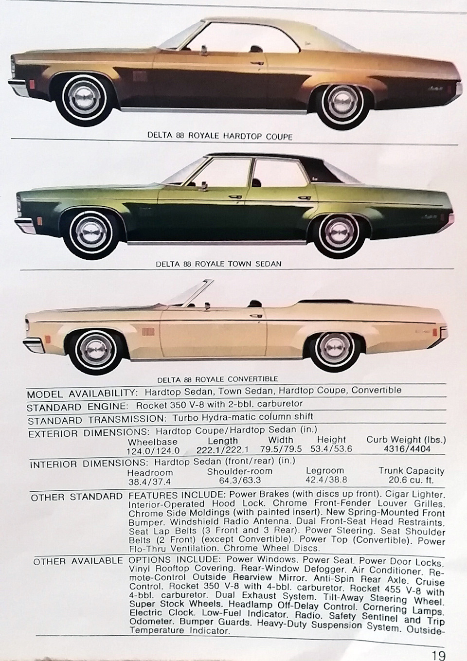 Листая старые проспекты – Oldsmobile-1972. Часть 1. — Сообщество «All  Oldschool» на DRIVE2