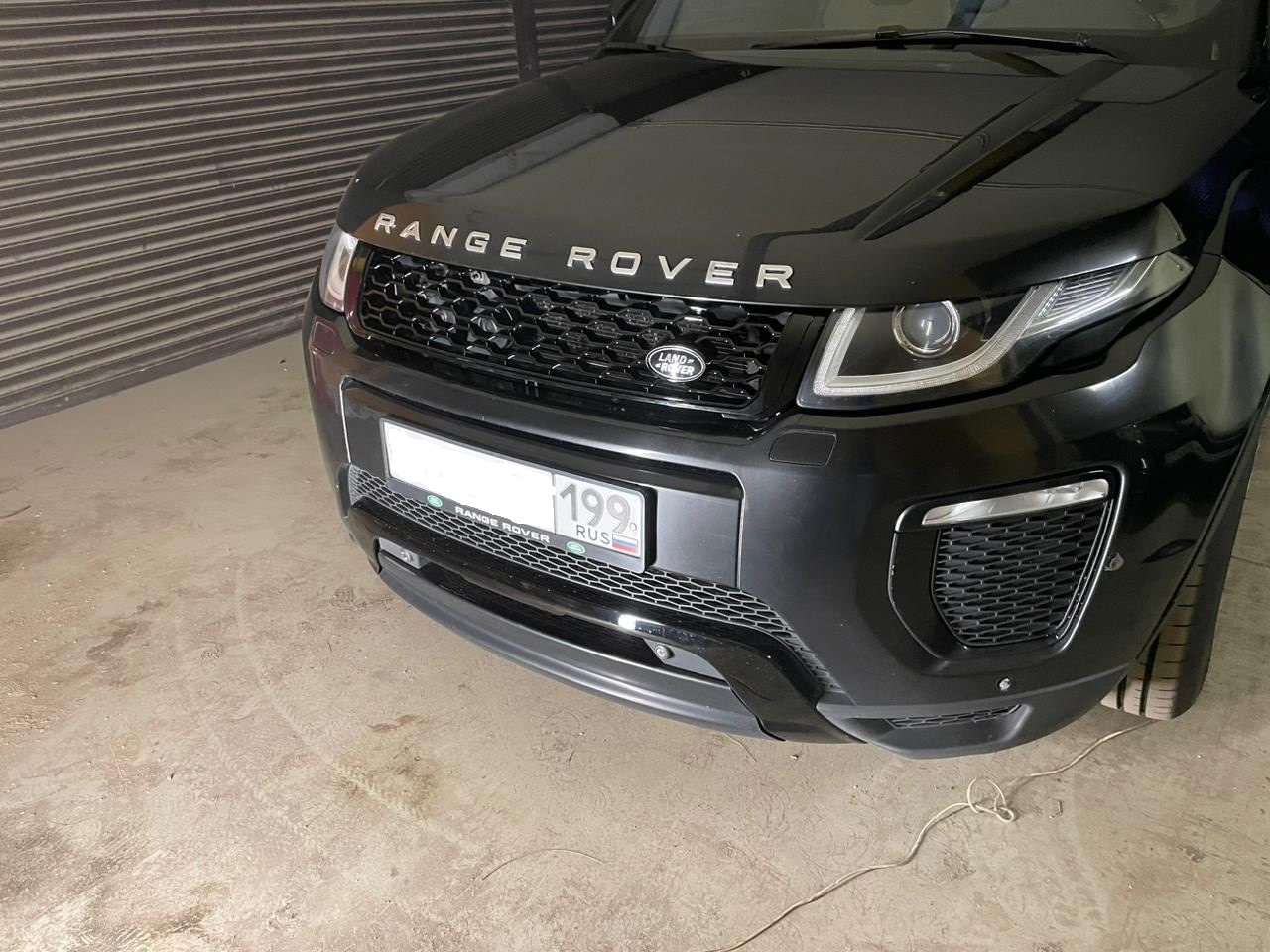 Logo Scritta Posteriore Evoque Range Rover Stemma Fregio Grigio Lucido 16,3mm - Foto 2