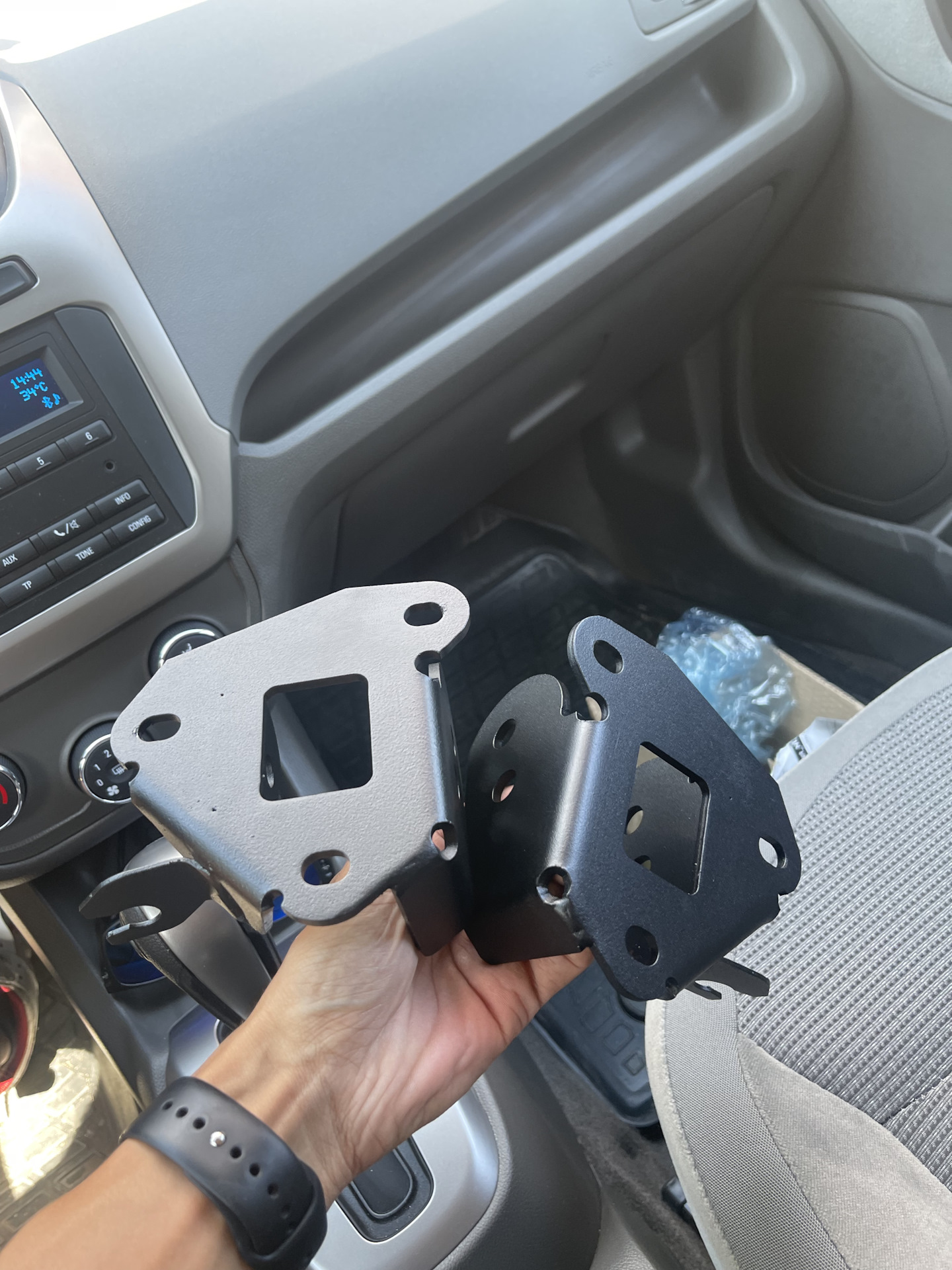 Смещение балки, новые ГРНЗ, новые диски — Lada 2114, 1,6 л, 2012 года ...