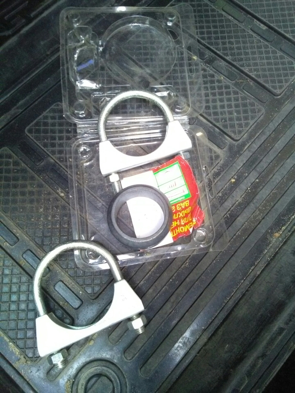 Лада веста замена гофры глушителя без сварки