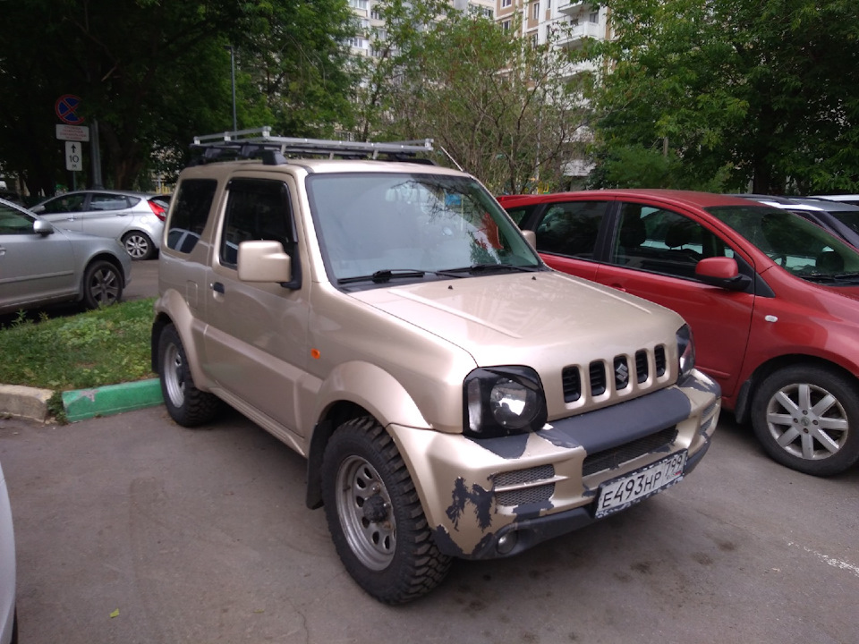 Багажная корзина на крышу — Suzuki Jimny (1G), 1,3 л, 2008 года ...