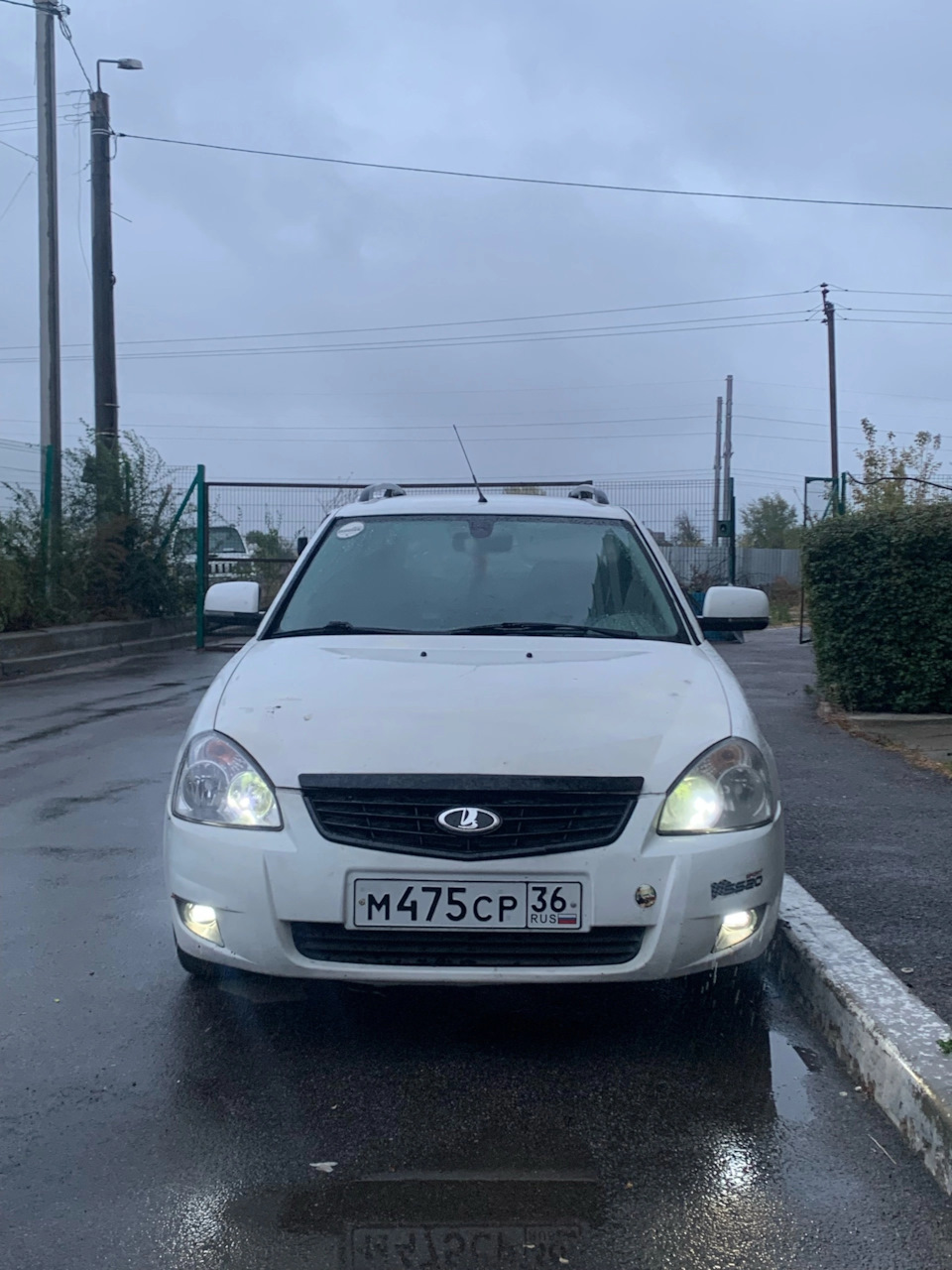 Диодные туманки — Lada Приора универсал, 1,6 л, 2011 года | тюнинг | DRIVE2