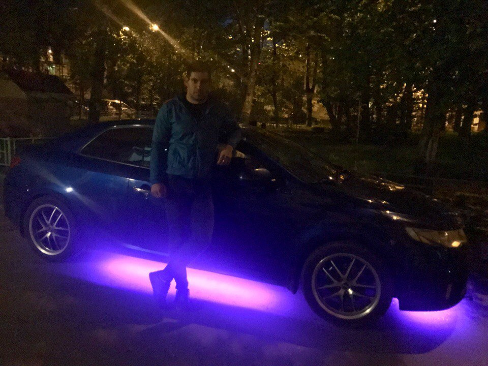 "НЕОН" мне под днище — KIA Cerato Koup (1G), 2 л, 2010 года | стайлинг ...