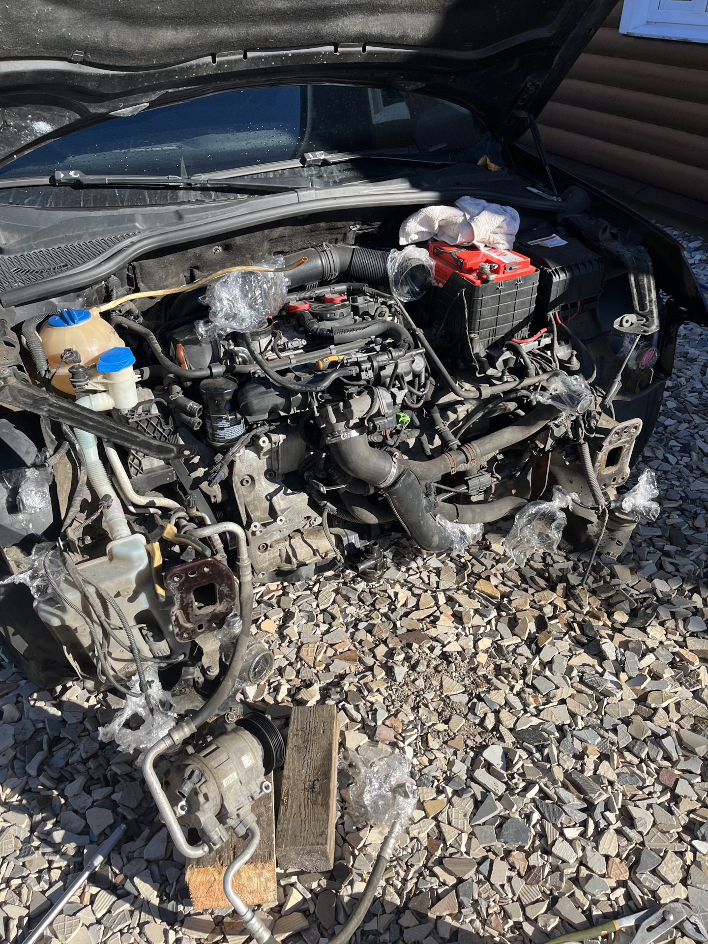 ТО и замена маслоохладителя двигателя+ замена антифриза — Skoda Yeti, 1 ...