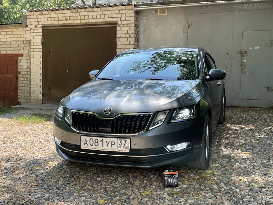 Установка диодных ламп в птф + скрытые функции Skoda Octavia A7FL — DRIVE2