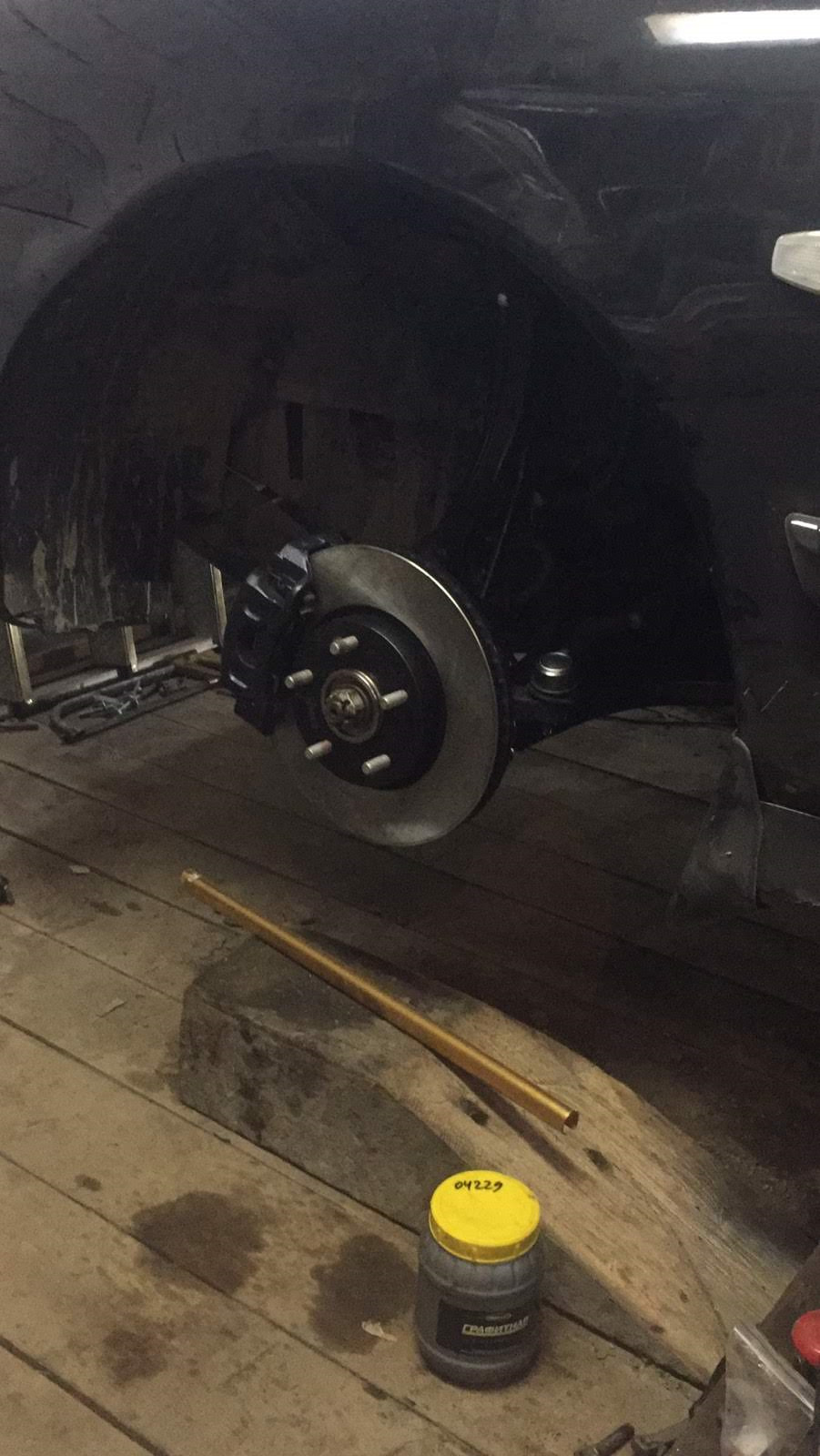 Смена разболтовки колес на 5x114,3 + ремонт ходовой — Hyundai Sonata IV ...