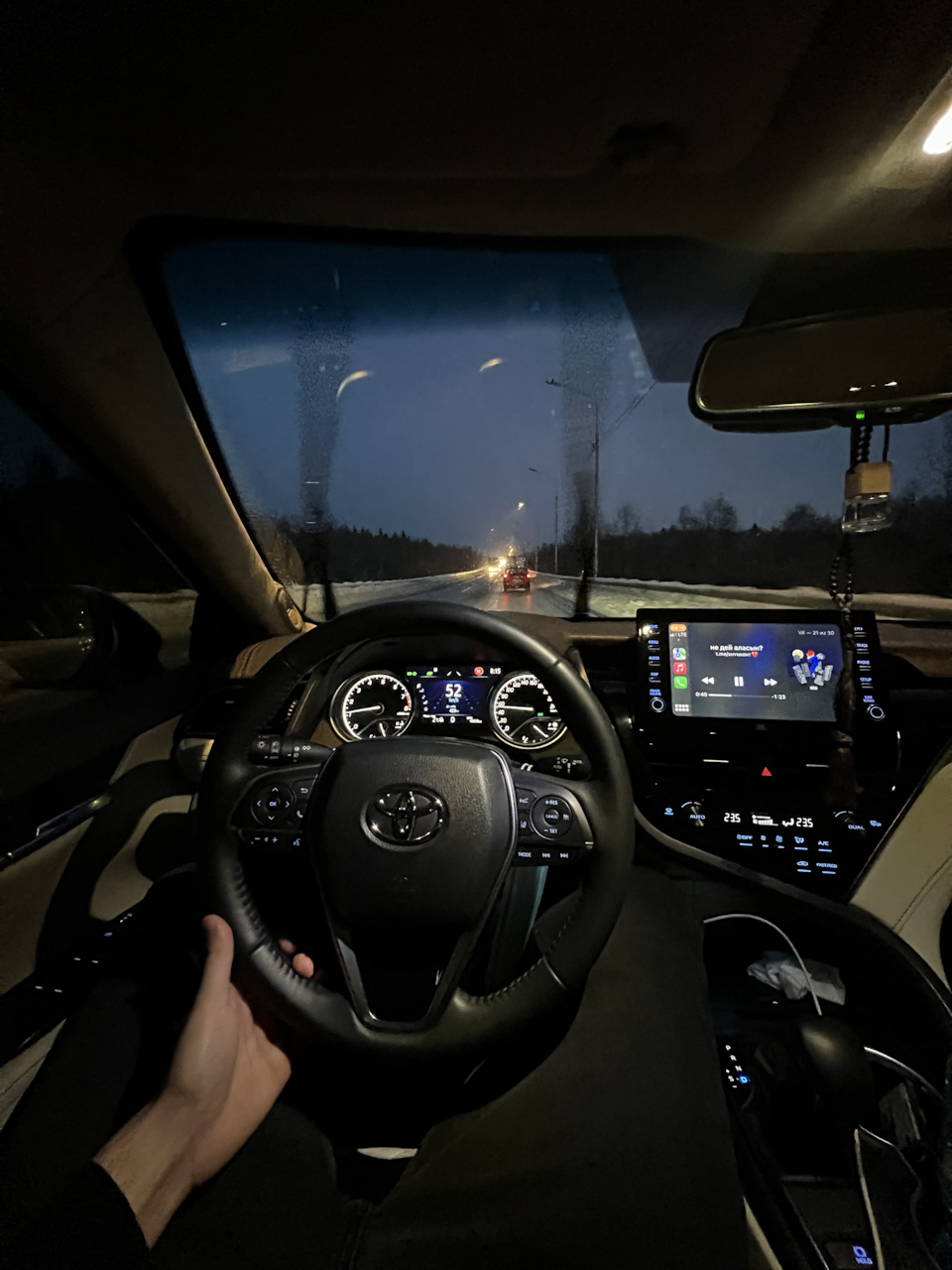 Адаптивный дальний свет. Восстановился сам — Toyota Camry (XV70), 2,5 л ...