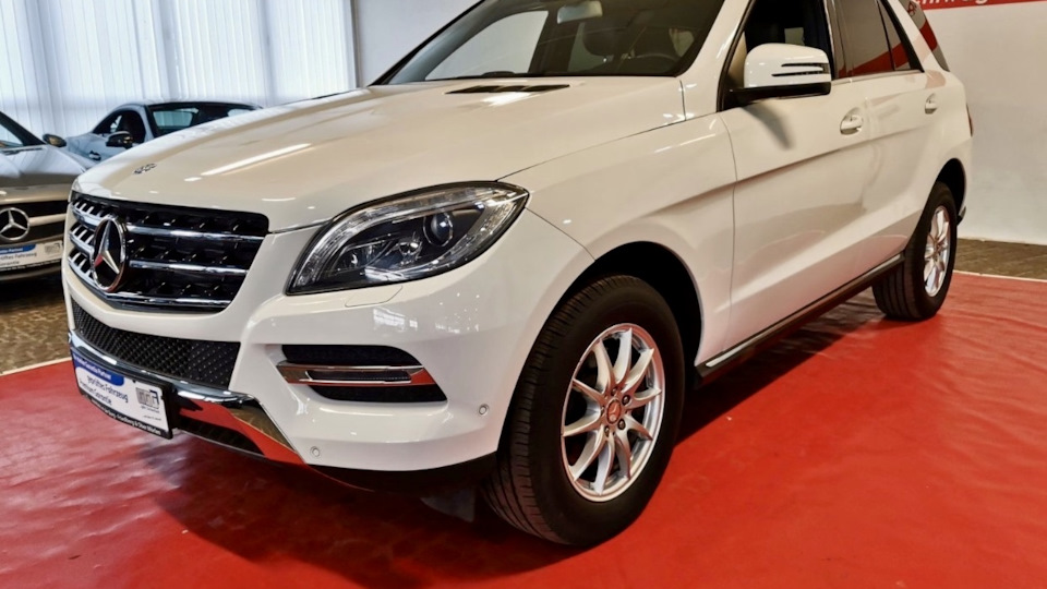 Мерседес ml 350 белый