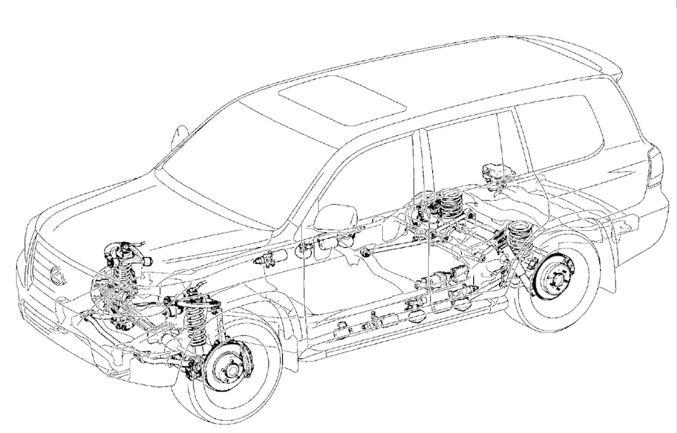27. Нестандартная калибровка гидроподвески от East135 — Lexus LX ...