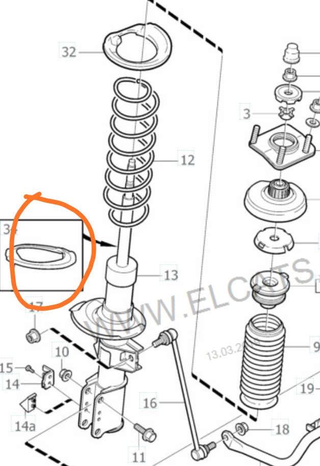 Непорядок! — Volvo XC70 II. Запчасти на фото: 130324