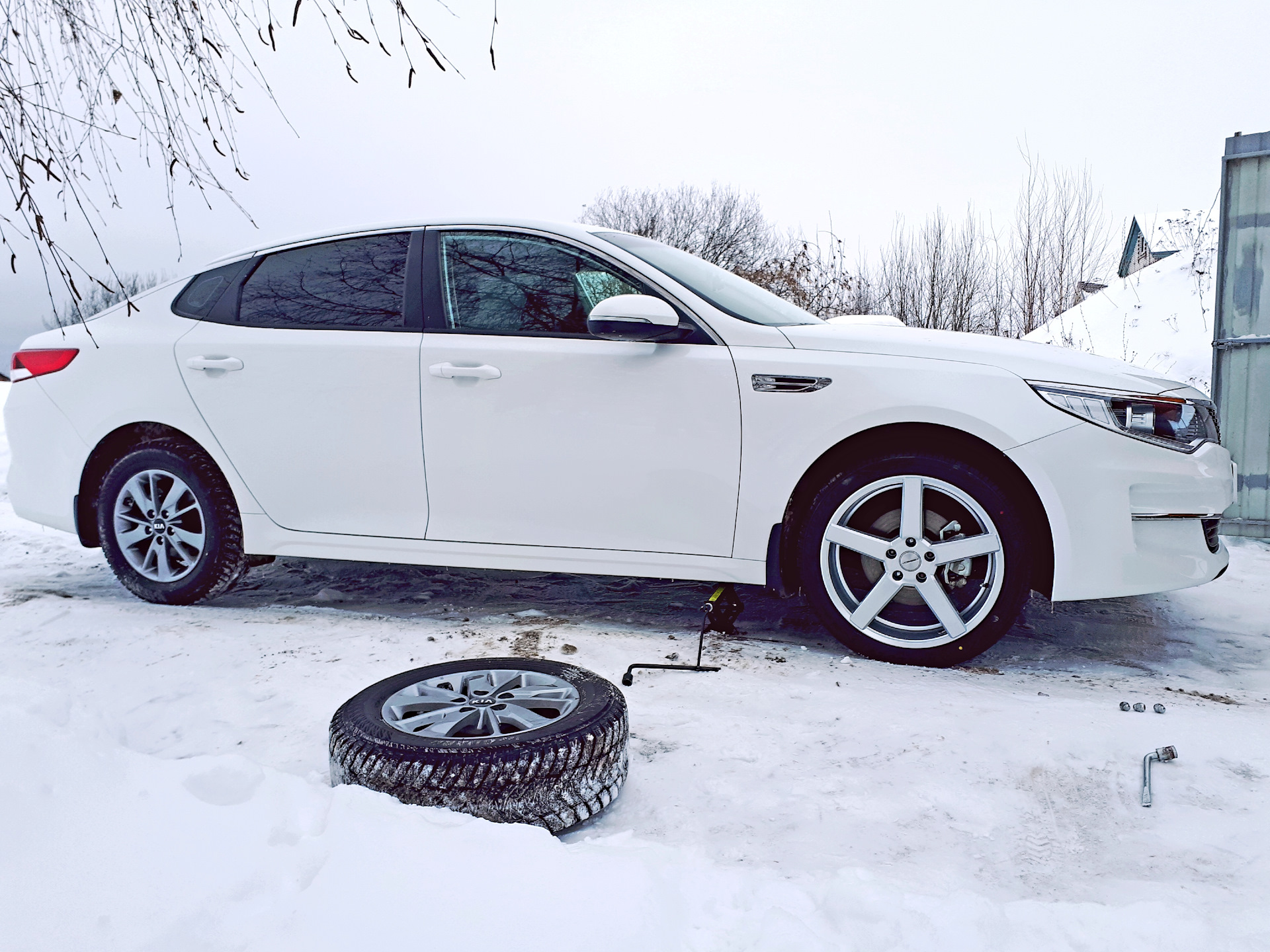 Kia Optima примерка дисков