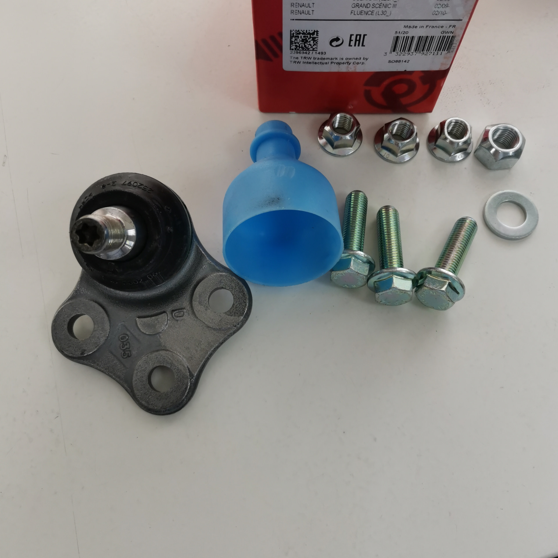 Шаровая опора TRW для Renault Megane III — Renault Megane III, 1,5 л ...
