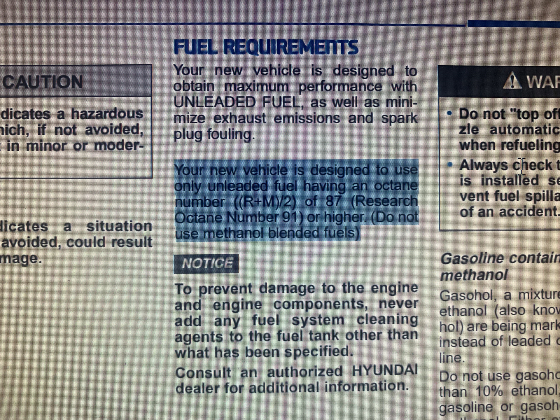 Какой бензин лить в америкоса? — Hyundai Tucson (TL), 2 л, 2016 года ...