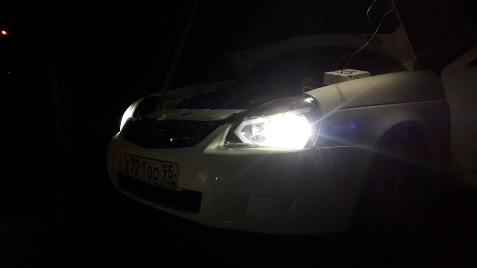 Led лампы — Lada Приора седан, 1,6 л, 2009 года | тюнинг | DRIVE2
